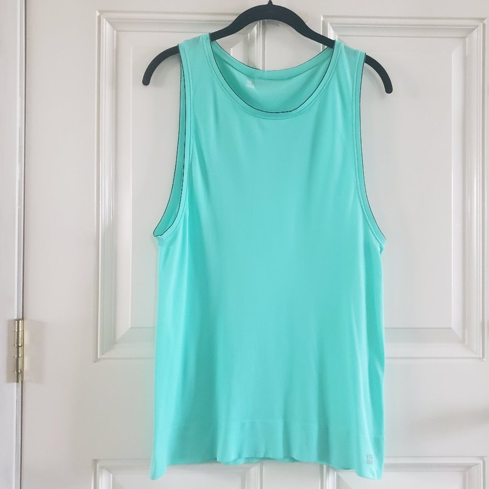 Victoria Secret VSX Sport Sleeveless Loose Fit Teal Green Active Tank To SZ S/P